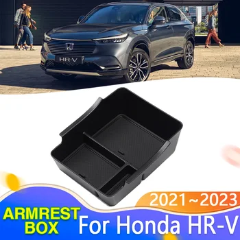 Merkezi Kol Dayama saklama kutusu Honda HR - V RV Vezel e: Ny1 XR-V 2021~2023 2022 ABS Merkezi Konsol Çeşitli Eşyalar Organizatör Aksesuarları