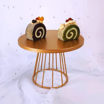 Metal cupcake standı Düğün altın tatlı ekran standı Doğum Günü partisi dekorasyon cupcake standı Gıda kek tepsisi çok renkli