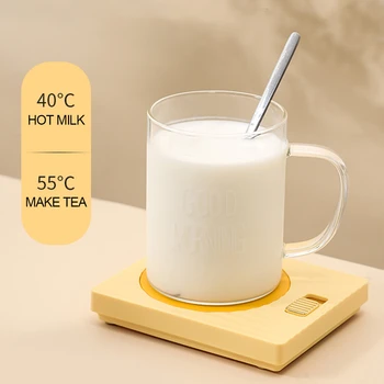 Mini Taşınabilir Termos Bardak Masaüstü Süt Kahve İkinci sınıf Akıllı Sıcaklık Regülatörü Termostatik Taban Sıcak Plaka
