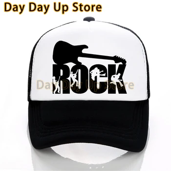 Moda Erkek Kadın Şapka ROCK Grubu beyzbol şapkası s Mektup Baskılı Dansçı Yaz Unisex Beyzbol Örgü Net kamyon şoförü şapkası Şapka