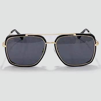 Moda Erkekler Metal Güneş Gözlüğü Marka Tasarımcısı Açık Sürüş güneş gözlüğü Tonları Erkek Vintage Gözlük Oculos De Sol e