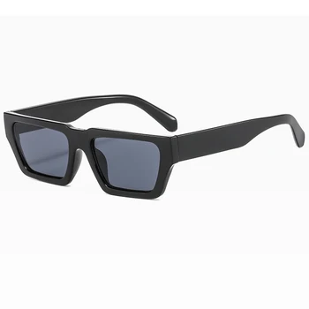 Moda Retro Basit Dikdörtgen Kare Güneş Gözlüğü Erkekler Kadınlar İçin Klasik Trend Erkek Kadın Sürüş Yaz UV koruma gözlükleri