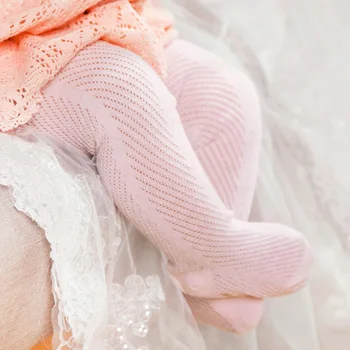 Moda Yeni 2023 İlkbahar Ve Yaz Kız Bebek Külotlu Çocuk Pamuk Rahat Örgü Stok Çocuk moda yumuşak Sevimli Çorap