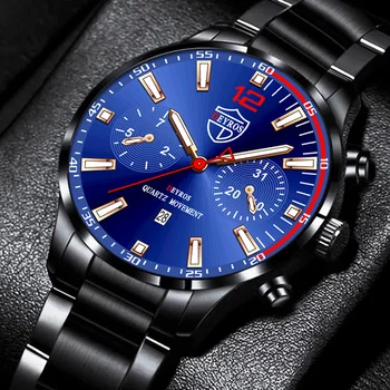 Mode Herren Sport Uhren Luxus Männer Business Edelstahl Quarz Armbanduhr Mann Casual Leucht Uhr relogio masculino