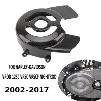 Motosiklet Davidson Vrod 1250 Vrsc Vrscf Nightrod 2002-2017 2003 100 % Karbon Fiber Yan Kasnak Kapağı Kasnak koruma kapağı