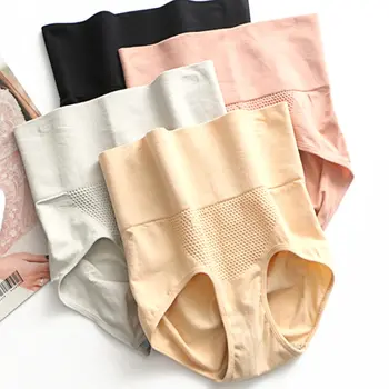 Nefes Yüksek Bel Zayıflama Pantolon Karın Kontrol Iç Çamaşırı Shapewear Kadın Külot Kuşak Polyester Parlak Kumaş Şekli