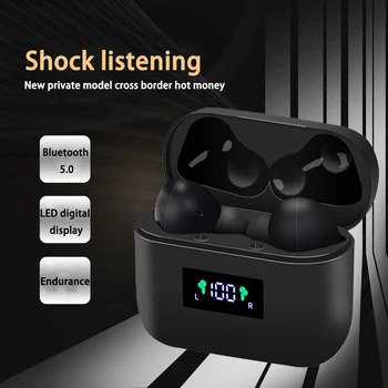OPPO için Reno8 Pro + 5G Reno7 Pro LED TWS Bluetooth Kulaklık kablosuz kulaklık Hifi 5.0 Gürültü Azaltma Spor Kulaklık ile