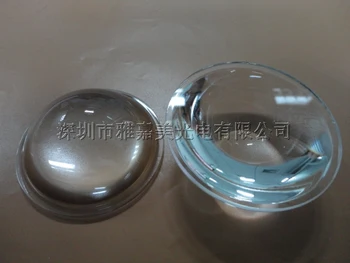 Optik cam lens Çapı 66MM odaklama LED lens, plano dışbükey lens