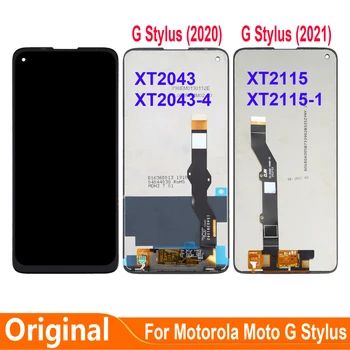 Orijinal Motorola Moto G İçin Stylus 2020 2021 XT2043 XT2043-4 XT2115 XT2115 - 1 LCD Ekran Dokunmatik Ekran Digitizer Meclisi