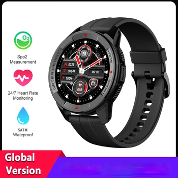 Orijinal akıllı saat X1 Küresel Sürüm 1.3 inç AMOLED Ekran SpO2 nabız monitörü Bluetooth ios için akıllı saat Android En İyi