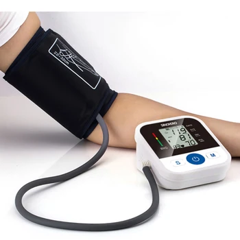 Otomatik Dijital Üst Kol Kan Basıncı Ölçer Taşınabilir BP Monitör NIBP Manşet Intellisense Bellek Makinesi Kalp Hızı