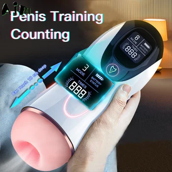 Otomatik Erkek Masturbator Kupası Emme Titreşim Oral Seks Gerçek Vajina Cep Pussy Penis Oral Seks Makinesi Oyuncakları Adam Yetişkinler İçin 18+
