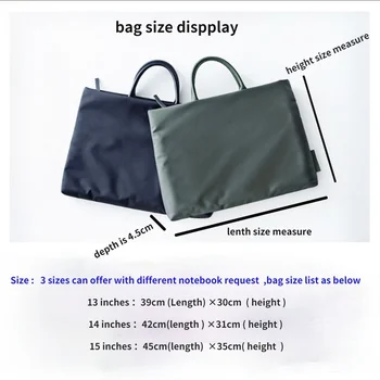 Oxford kumaş ile su repplent brifecase gelen 13-14-15.6 inç boyutu çanta Basitleştirmek tasarım ile büyük uzay dokümanlar dosya OL çanta