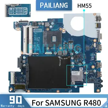 PAILIANG Laptop anakart SAMSUNG R480 Anakart HM55 BA92-06357A BA41-01230A DDR3 test