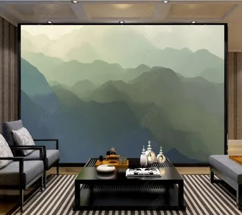 Papel de parede Soyut Bulutlu Dağlar Yeni Çin Tarzı 3d duvar kağıdı duvar, oturma odası tv duvar yatak odası duvar kağıtları ev dekor