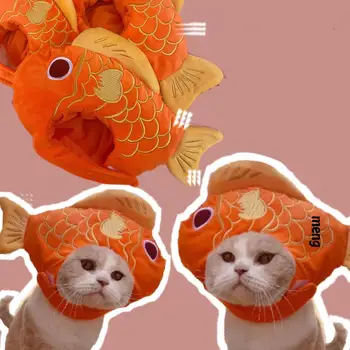 Pet Şapka Göz alıcı Yumuşak Doku Nefes Zarif Kolay giyen Pet Şapka Pet Malzemeleri Pet Headdress Kedi golf sopası kılıfı