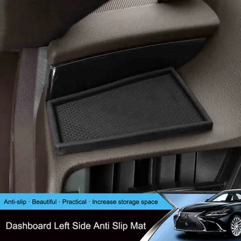 QHCP Araba Dashboard Sol Yan Anti Kayma Ped Lexus ES200 260 300H telefon GPS Tutucu Mat Çok Fonksiyonlu Silikon Aksesuarları