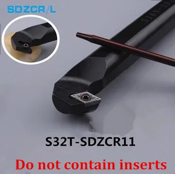 S32T-SDZCR11 Sıkıcı Bar İç Dönüm Tutucu, SDZCR / L Köpük sıkıcı bar, CNC kesici alet tutucusu için DCMT11T304