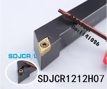 SDJCR1212H07 / SDJCL1212H07 Metal Torna Kesme Aletleri Torna Makinesi CNC Torna dış torna Takım Tutucu S Tipi SDJCR / L