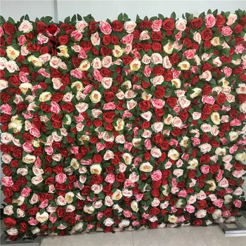 SPR Ücretsiz Shipping-10pcs / lot Yapay düğün gül çiçek duvar arka plan düzenleme en iyi düğün dekorasyon hiç