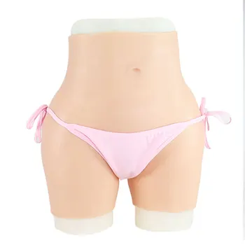Silikon İç Çamaşırı Kalça Sahte Vajina Pantolon CD Çapraz giyinme Kalça Sahte Vajina Pantolon Shapewear