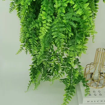Simüle Bitki Farsça Çim Yaprak Duvar Asılı Asma Fern Yeşil Bitki Asma Bitki Duvar Dekorasyon Asılı Chlorophytum