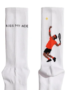Sox & Co. Özgün Tasarım Hizmet Vermektedir Desen erkek Havlu Alt spor çorapları beyaz çoraplar Tarzı tenis çorapları