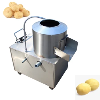 Soyma Makinesi Ticari Otomatik Elektrikli Soyucu 1500w Patates Soyucu Patates Temizleme Tatlı Patates Zencefil Küçük