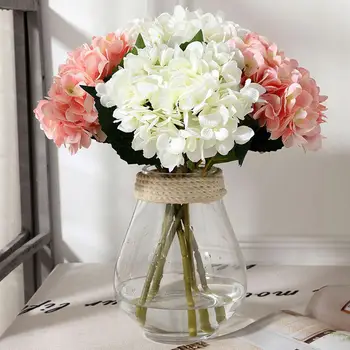 Studyset 1 Şube Yapay Ortanca Çiçekler Düğün Ev Vazo Dekorasyon için