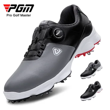 Su geçirmez Erkek Golf ayakkabıları Profesyonel Hafif Golfçü Ayakkabı Açık Golf Spor Eğitmenler Atletik Sneakers PGM Marka