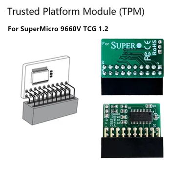 SuperMicro AOM-TPM-9660V TCG 1.2 için 20Pin TPM 1.2 Modülü Güvenilir Platform