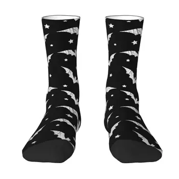 Sıkıntılı Yarasalar Desen Elbise Çorap Erkekler Kadınlar Sıcak Moda Yenilik Cadılar Bayramı Goth Gizli Cadı Ekip Çorap