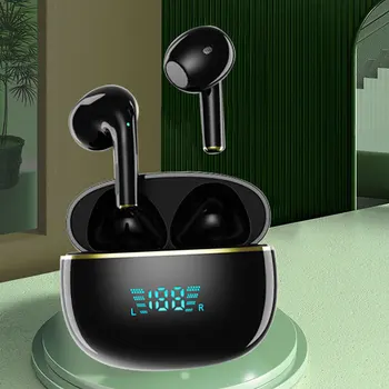 TWS Bluetooth Kulaklık Su Geçirmez Spor Gürültü İptal kablosuz kulaklık Kulakiçi LED Ekran İş iphone için kulaklık