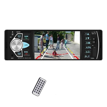 Tek Din Araba Stereo Radyo 4.1 İnç Ekran Park Yardımı In-Dash Bluetooth USB / SD / FM MP5 Çalar