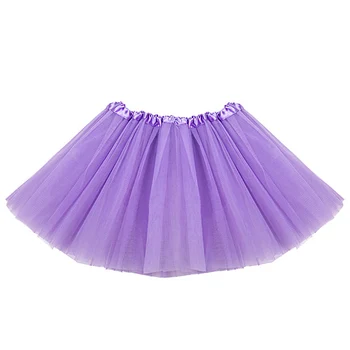 Tutu Etek Kız Tutu Dans Mini Etek Doğum Günü Prenses Balo Çocuk Çocuk Giyim Tül Etekler