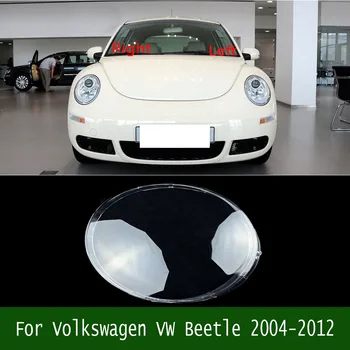 Volkswagen VW Beetle 2004-2012 için Ön Far Şeffaf Abajur Lamba Kabuk Maskeleri Far Kapağı Lens Pleksiglas