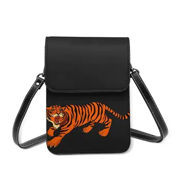 Wildcats omuzdan askili çanta Kadın Hediye Cep Telefonu çantası Komik Deri Alışveriş Çantaları