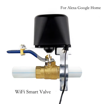 WİFİ mobil uygulama Zamanlama Anahtarı Vana Akıllı Vana Akıllı Ev Otomasyon Sistemi Vana Gaz Su Kontrol Vanası Alexa Google Ev için