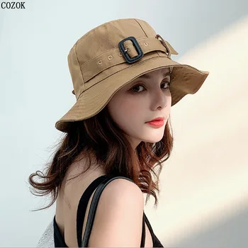 Yeni Bahar Ve Yaz Kadın Kova Şapka Açık Büyük Kenar UPF50 + Güneşlik Güneş Koruyucu Ve UV Koruma Kapağı Moda Chapéu Feminino