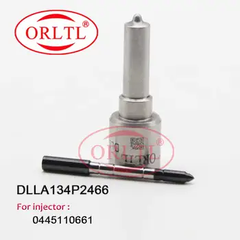 Yeni DLLA134P2466 yüksek basınçlı enjektör Memesi DLLA 134 P 2466 Siyah İğne Püskürtücü 0 433 172 466 Mitsubishi 0445110661 İçin