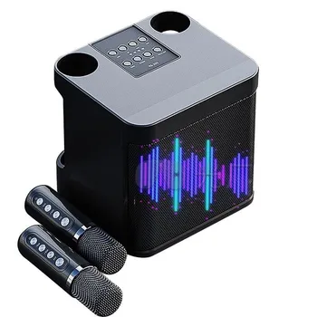 Yeni Karaoke Makinesi Hoparlör Seti Ys-203 100W Yüksek Güç Kablosuz Taşınabilir Mikrofon BT Ses Aile Partisi Karaoke Hakiki