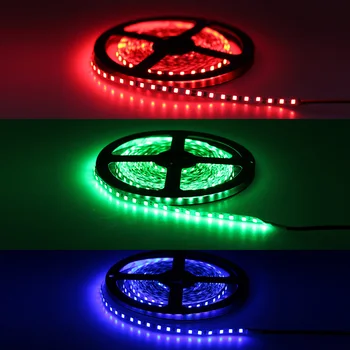 Yeni Yama tipi ışık kemeri renkli RGB ev atmosferi gece lambası Küçük boyutlu hafif su geçirmez lamba 5M 300 LED