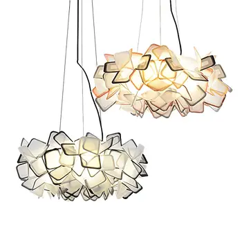 Yeni tasarım Clizia süspansiyon lambası renkli kolye ışıkları çiçek Led asılı ışık yatak odası ışık Cafe ışıkları ücretsiz kargo