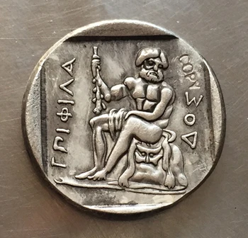 Yunan paraları Düzensiz boyutu kopyalar