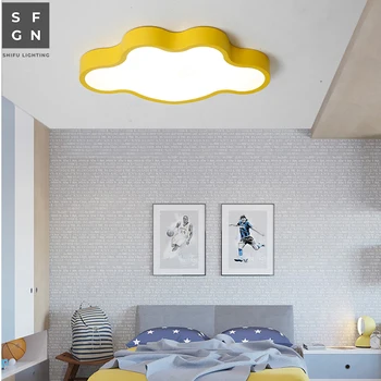 led tavan ışık Acıbadem kurabiyesi lamba Ultra-ince 5 cm ferforje modern ev tavan aydınlatma için çocuk odası yatak odası çocuk çalışma