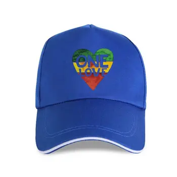 yeni kap şapka Rasta Bir Aşk Müzik Rasta Reggae Kalp Barış Kökleri Baskı Büyük Boy beyzbol şapkası %100 Pamuk Adam Ts