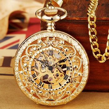 Çiçekler Desen Gümüş Mekanik cep saati Otomatik Kendinden Rüzgar Kolye Antika Saat Retro cep saati es relógio de bolso