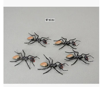 Ücretsiz kargo Plastik malzeme Mikro yapay Karınca modeli DIY aksesuarları tanımak hayvan 5 adet / grup FT007